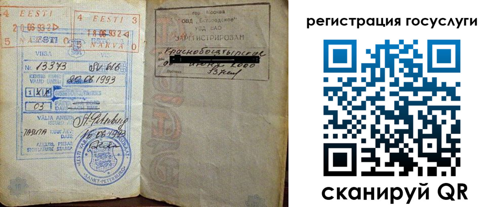 временная регистрация для школы в Ельне